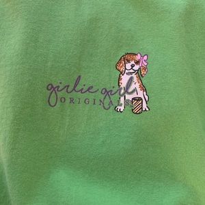 Girly girl original green t shirt
